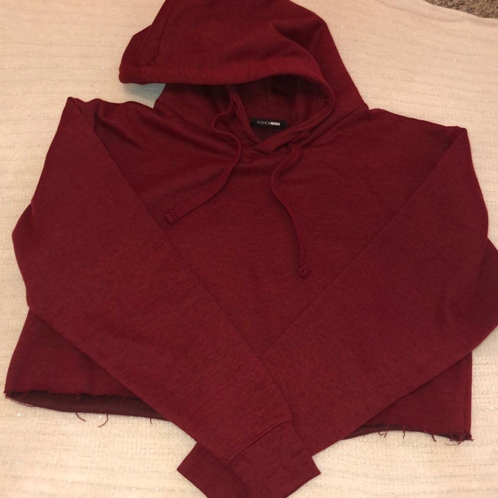 Cropped hoodie